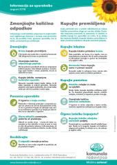 Komunala Radovljica: napotki za zmanjševanje količin odpadkov