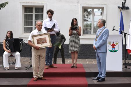 Janko Sebastijan Stušek, prejemnik velike plakete