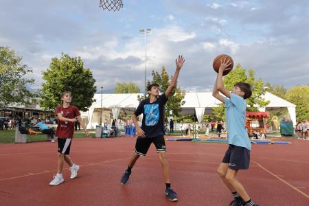 dogajanje v športnem parku