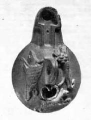 Slika 5. Brezje, rimskodobna glinena oljenka.